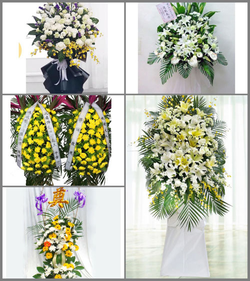 甘肃省白银靖远县靖安乡白事花篮预定